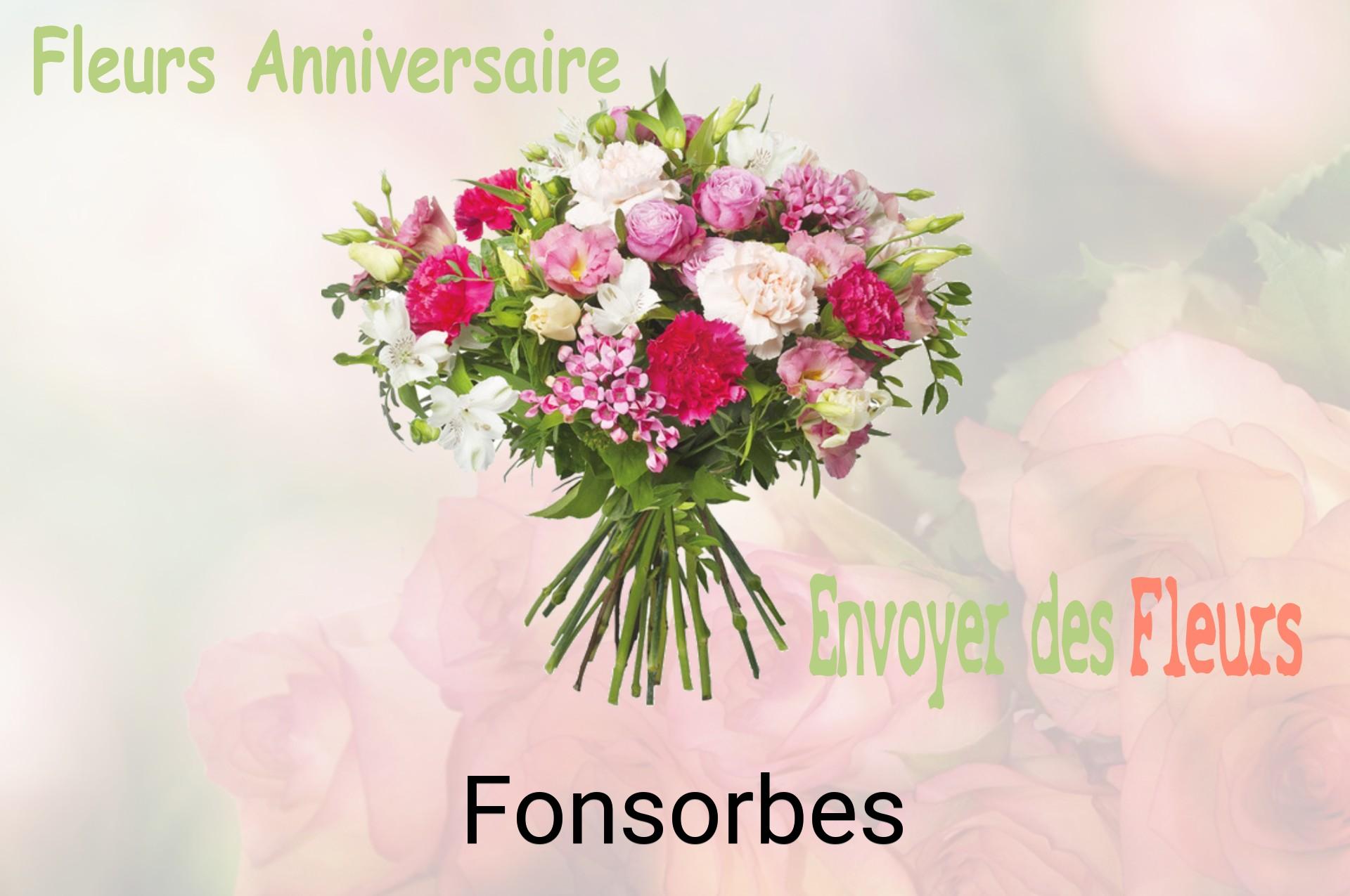 Bouquet de fleurs d’anniversaire livré à Fonsorbes